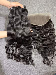 ผมมนุษย์หยักศกธรรมชาติจากประเทศกัมพูชาผมสำหรับผู้หญิงจากเวียดนามสีดำ - Product Image 4