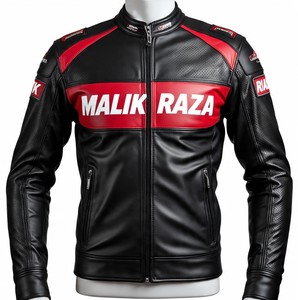 Chaqueta de Motociclista de Cuero Personalizada, Estilo Europeo, Cualquier Color, Cualquier Talla, Logotipo, Marca, OEM, Exportación - Product Image 5