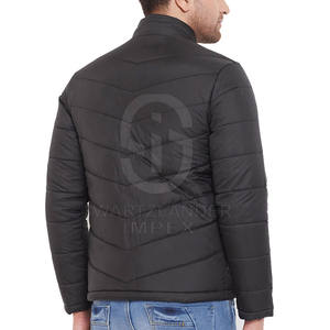 แจ็กเก็ตปลาปักเป้าสำหรับผู้ชายเสื้อแจ็คเก็ตโพลีเอสเตอร์ย้อมสีล้วน - Product Image 3