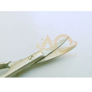 Juego de 9 pinzas manuales de tijera de resorte Noyes curvadas para microcirugía de 11,5 cm en acero y material de acero inoxidable - Product Image 3