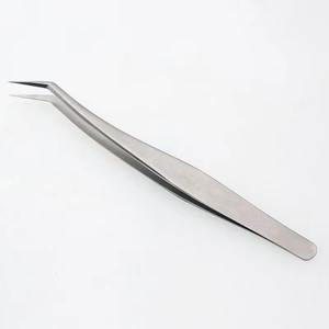 Pinzas Rectas Profesionales de Acero Inoxidable para Pestañas, Mango Antideslizante Duradero, Herramienta Personalizable, Precisión para las Pestañas - Product Image 6