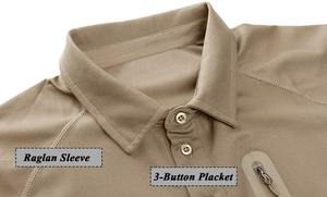 Nuevo diseño liso casual al por mayor de alta calidad unisex poliéster transpirable Golf Polo camisas polo personalizadas para hombres OEM - Product Image 3