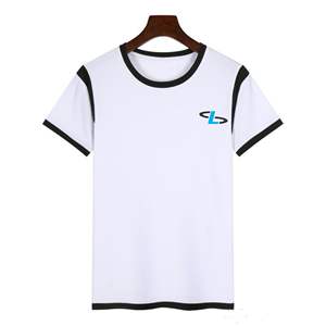 เสื้อยืดกีฬาสำหรับผู้ชายพิมพ์ซับลิเมชันเสื้อฝึกโพลีเอสเตอร์ออกแบบโลโก้ได้ตามต้องการ - Product Image 2