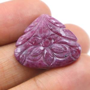 Rubí Rojo Natural Tallado en Cabujón, Gema de Rubí Tallada a Mano, Piedra Suelta Lisa, Proveedor Mayorista de Piedras para Joyería - Product Image 2