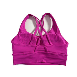 เสื้อชั้นในกีฬาโยคะไร้ตะเข็บสำหรับผู้หญิง ยืดได้สี่ทิศทาง ป้องกันแบคทีเรีย ระบายอากาศได้ดี น้ำหนักเบา แห้งเร็ว ป้องกันรังสียูวี มีไซส์พลัส - Product Image 5