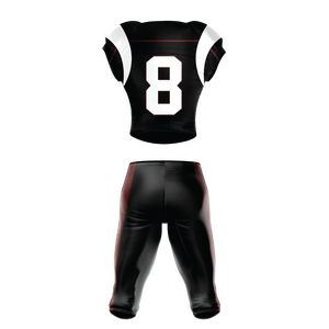 Uniforme de Fútbol Americano Personalizado, Transpirable, Tallas Grandes, 100% Poliéster, Alta Calidad, Color y Logotipo Personalizables - Product Image 2