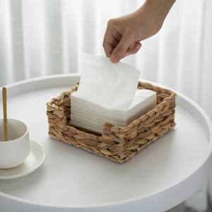 Porte-serviettes vintage accessoires de table porte-jacinthe d'eau rectangulaires pour serviettes en papier pour le dîner - Product Image 5