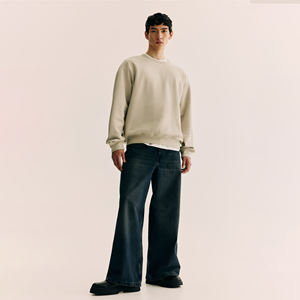 Sweat-shirt à capuche unisexe personnalisé par le fabricant, en maille, 360g, polyester/coton, molleton, style chenille, coupe oversize, hiver - Product Image 4