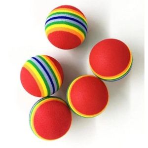 Palla giocattolo per cani gatto color arcobaleno