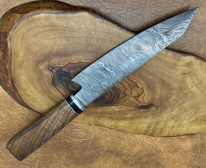 Cuchillo de Chef de Caza Hecho a Mano de Acero Inoxidable, Hoja de Alta Calidad, Personalizado OEM, Garantía de 3 Años, Regalo para Chef o Madre - Product Image 2