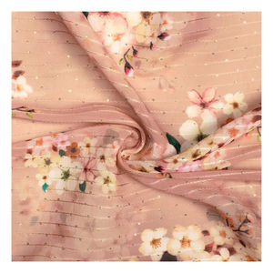 พิมพ์ลายดิจิทัลลายดอกไม้คุณภาพสูง100% สไตล์การออกแบบที่ปรับแต่งได้เทคนิคและวัสดุ - Product Image 3