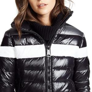 แจ็กเก็ตขนเป็ดสีดำคอตั้งผ้าระบายอากาศได้ดีดีไซน์ใหม่ - Product Image 6