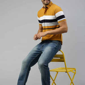 Último estilo Personalizar Diseño Hombres Polo Camiseta Precio asequible Color sólido Golf Hombres Polo Camiseta - Product Image 5
