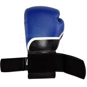 Gants de boxe de bonne qualité, couleur contrastée, logo personnalisé, gants de boxe en cuir résistant - Product Image 3