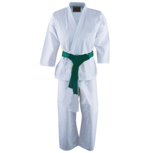 Conjunto de uniforme unisex de alta calidad Karate Gi para adultos sarga/material de lona transpirable y cómodo servicio OEM - Product Image 5