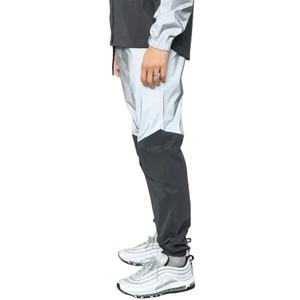 Veste zippée en nylon léger 100% Survêtement en nylon pour hommes Ensemble coupe-vent Logo imprimé réfléchissant personnalisé d'usine 2026 - Product Image 5