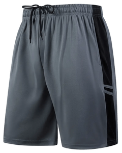 กางเกงขาสั้นลำลองผู้ชาย ผ้าไนลอน/คอตตอน ซักได้ เอวยางยืด มีเชือกผูก กระเป๋าซิป ระบายอากาศดี เหมาะสำหรับออกกำลังกาย สั่งซื้อได้แล้ว - Product Image 1