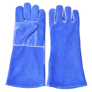Cow Split Leather Versatile Welding Gloves Heat <b>Fire</b> <b>Proof</b> Anti-Cut Anti-Slip Anti-Impact Anti-Heat Functions for Various Tasks - Product Image 2