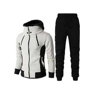 Conjunto Deportivo de 2 Piezas para Hombre, Sudadera con Capucha y Pantalones Deportivos de Poliéster, Estilo Holgado, Marca Backwoods, con Logotipo Personalizado - Product Image 3