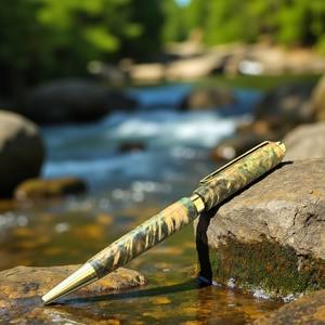 Stylo en bois stabilisé Premium Amethyst Collection 0.7mm avec des motifs de grains uniques - Product Image 3