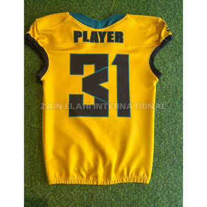 Uniforme de football américain pour hommes de haute qualité, personnalisé, dernier style, vêtements d'équipe unisexe, short imprimé, techniques pour le sport - Product Image 2