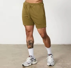 OEM Custom Logo Summer Sport Jogging Gym Workout Running <b>Sweat</b> <b>Shorts</b> for <b>Men</b> French Terry Cotton Fleece Solid Streetwear Blank - Product Image 3