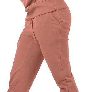 Pantalons de jogging évasés pour femmes en polyester/coton de haute qualité, respirants, doux, amples, à jambe large et droite, en toile, mi-larges - Product Image 5