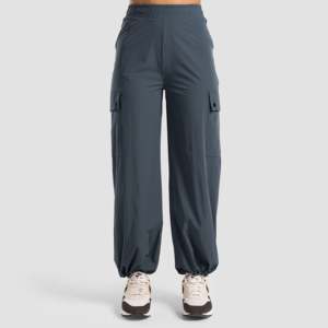 Pantalones Cargo de Cintura Alta para Mujer, Leggings Transpirables de Lona con Estampado, Estilo Casual para Otoño, Talla XL, Color Gris Lavado - Product Image 1