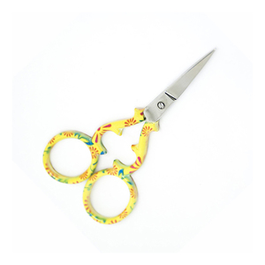 Top qualité aiguille pointue papier enduit poignée fantaisie broderie ciseaux professionnel maison ciseaux - Product Image 2