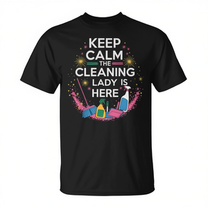 T-shirt pour femme de ménage, femme au ménage, ou responsable des locaux - Produit promotionnel - Product Image 2