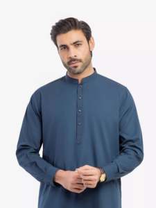 Salwar Kameez pour hommes pakistanais, tenue traditionnelle ethnique musulmane pour l'Aïd, les mariages, le bureau, la prière - Product Image 2