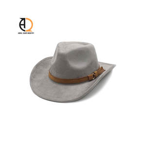 Sombrero de Vaquero Occidental, Diseño Liso, Uso en las Cuatro Estaciones, Color Personalizado, Unisex, Casual, Cómodo, Duradero, de Cuero - Product Image 6