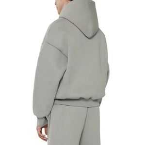 Custom Print 100%Cotton Plain <b>Men's</b> Hoodie Heavyweight Cropped Boxy Hoodie for <b>Men</b> Oversized <b>Crop</b> <b>Top</b> <b>Men's</b> Hoodies Sweatshirt - Product Image 3