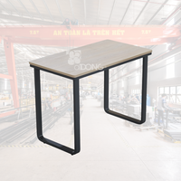 ADONG A05 Table de bureau moderne en métal autoportante multi-usage, montage facile, bureau pour réunions, études, télétravail, OEM/ODM
