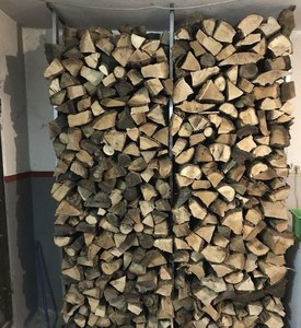 Support de rangement empilable pour bûches de bois dur, support extérieur pour bois de chauffage. - Product Image 2
