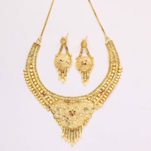 Gold Plated Micro Forming Necklaces Wedding & Special Occasion Jewelry Gift for Women <b>Copper</b> & Brass Chapado En Oro Oro Laminado - Product Image 1