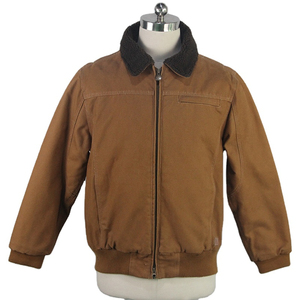 Chaqueta de invierno con capucha de alta calidad al por mayor, nuevo diseño, de lona de algodón acolchada, ropa de trabajo con cierre de cremallera, estilo urbano. - Product Image 1