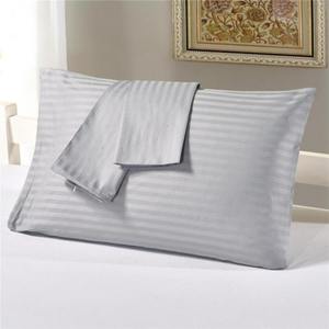 Fundas de Almohada Bordadas Lavables, Antimicrobianas, Impermeables, de Sarga 100% Algodón para Uso Hotelero, Antiestáticas - Product Image 5
