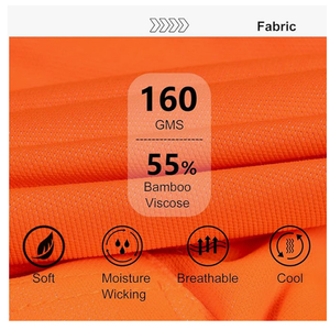 男性用高視認性安全ポロシャツ蛍光<span class=keywords><strong>Hi</strong></span> <span class=keywords><strong>Vis</strong></span>長袖ワークティーモイスチャーウィッキング - Product Image 3