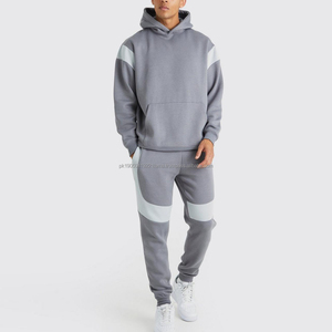 Precio al por mayor, nuevo diseño, chándales de invierno a la moda para hombre, de talla grande, hechos a medida, lisos, 100% algodón, de gran gramaje. - Product Image 1