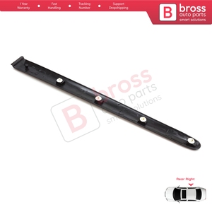 Moldura de puerta trasera derecha BSP1219-2 para 206 206+ 1998-2013 4/5 puertas 8546E7 - Product Image 3