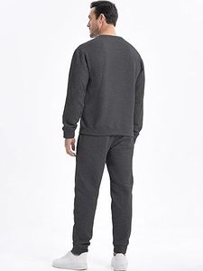Conjuntos Deportivos de Invierno para Hombre, Hechos a Medida, de Algodón y Felpa, Transpirables, Servicio OEM, Fabricación en Fábrica, Precio Razonable, Estampados - Product Image 2
