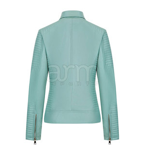 Latest Style Wholesale Windproof Women Leather Jacket Best Selling Waterproof Women Winter Jacket For Online Sale - Product Image 3