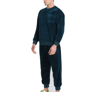 Prix bas Survêtement en velours pour homme Nouveauté Survêtement en velours pour homme au top du design Survêtement en velours fabriqué au Pakistan - Product Image 2