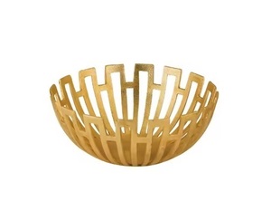 Frutero de Metal moderno hecho a mano elegante forma personalizada cuenco para servir decoración del hogar Mesa decorativa cuenco para servir - Product Image 1