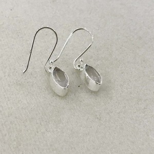 Boucles d'oreilles pendantes en argent sterling 925 avec quartz rose, design tendance, bijoux en argent sterling 925 - Product Image 2