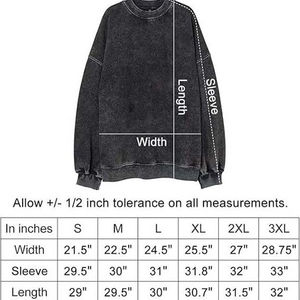 เสื้อผ้าฤดูหนาวผู้ชายแบบ OEM/ODM เสื้อสเวตเชิ้ตพิมพ์ลายโลโก้แบบวินเทจ ล้างสีแบบแอซิด  เสื้อสเวตเชิ้ตพื้นฐาน  งานปัก  รับสั่งทำตามแบบ - Product Image 6