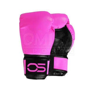 Gants de boxe en cuir 8oz & 12oz sur mesure pour adultes équipement sportif d'entraînement de kickboxing avec poignées à motif imprimé - Product Image 1