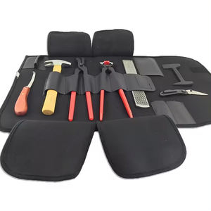 Heavy Duty 8 PCS SET Kit de cuidado de ganado de caballo profesional Hoof Knife Buffer Farrier Tool - Product Image 2