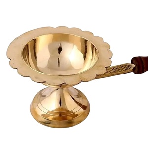 Arrivée fraîche brûleur d'encens en laiton industriel chaud en gros brûleur d'encens en laiton doré brûleur d'encens antique en laiton - Product Image 1